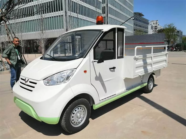 小区电动垃圾清运车-五菱
