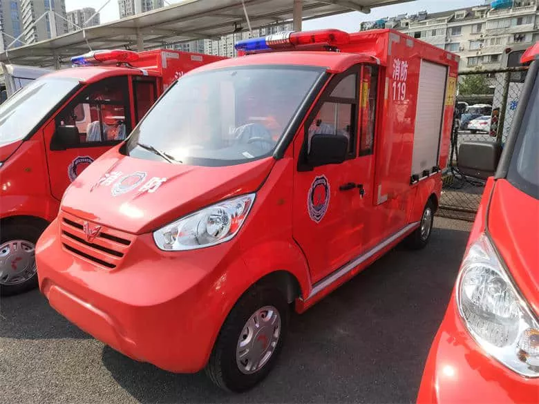电动消防车类型图片大全 市民为这样的活动拍手叫好-五菱