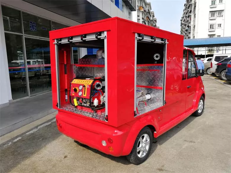 微型电动消防车的价格-为什么大家都选微型电动消防车[五菱]
