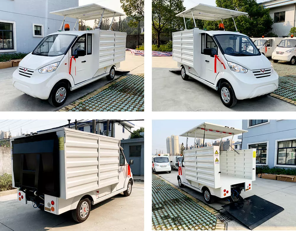 封闭电动环卫车