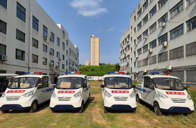 电动巡逻车可以运送物资吗？-“守沪”行动进行中